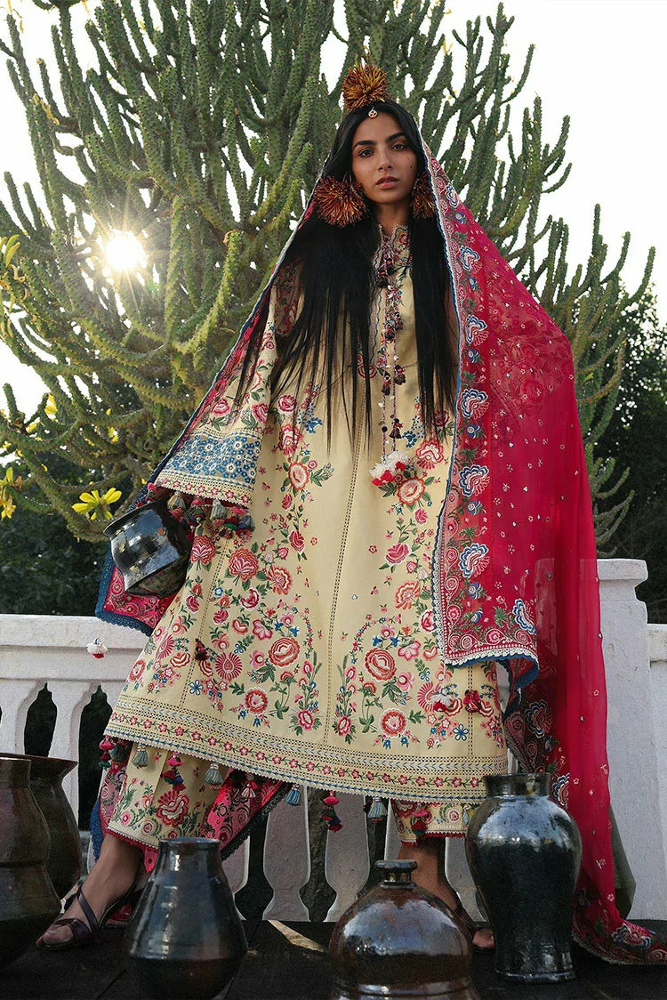 Picture of Hussain Rehar - Kala Bagh Luxury Lawn Eid Edit - D-1242-Zubdah - Unstitched - Available at Raja Sahib