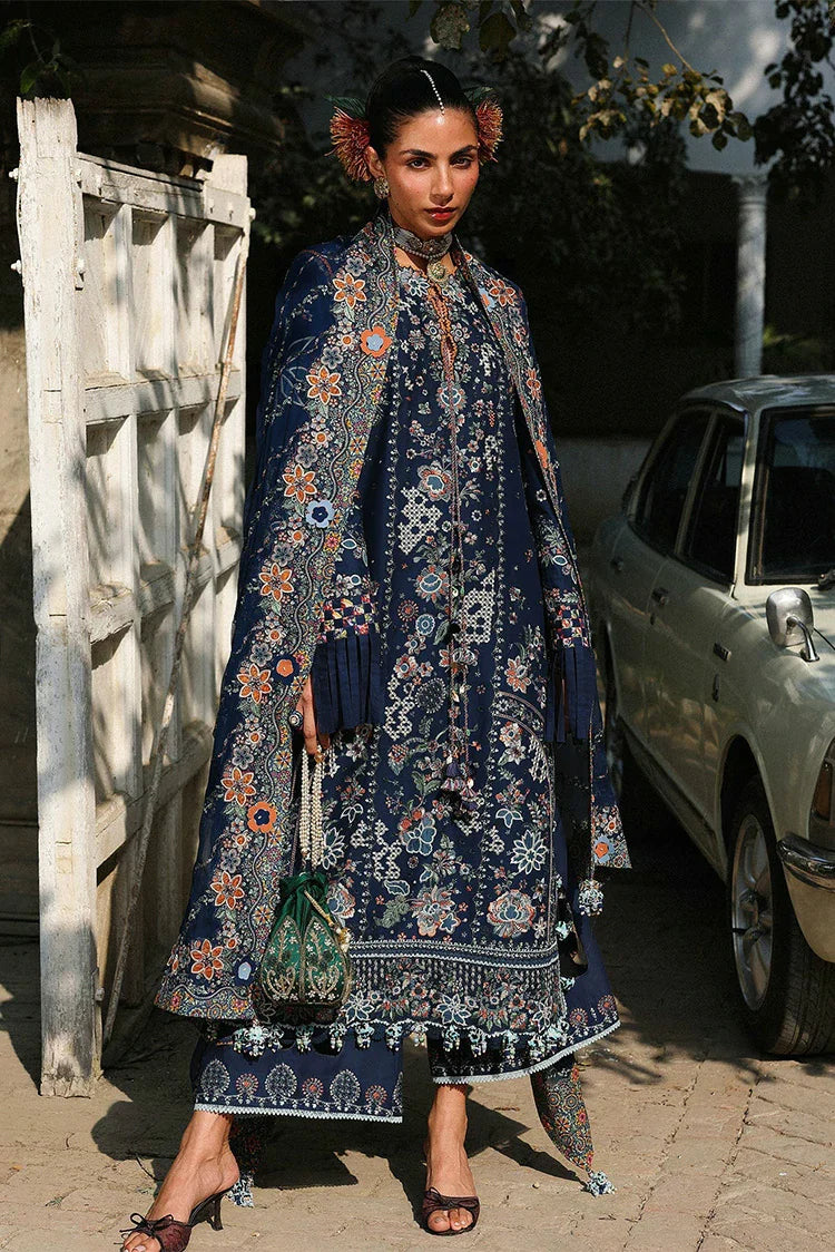 Picture of Hussain Rehar - Kala Bagh Luxury Lawn Eid Edit - D-80-Amalfi - Unstitched - Available at Raja Sahib