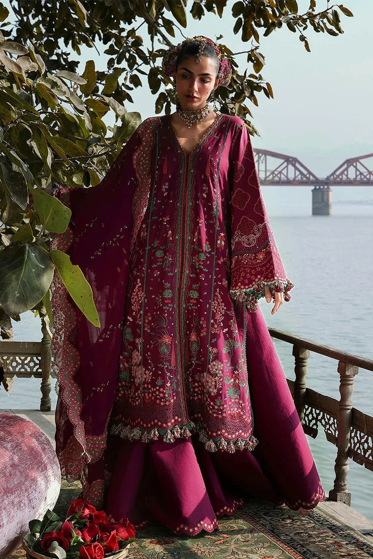 Picture of Hussain Rehar - Kala Bagh Luxury Lawn Eid Edit - D-83-Anjas - Unstitched - Available at Raja Sahib