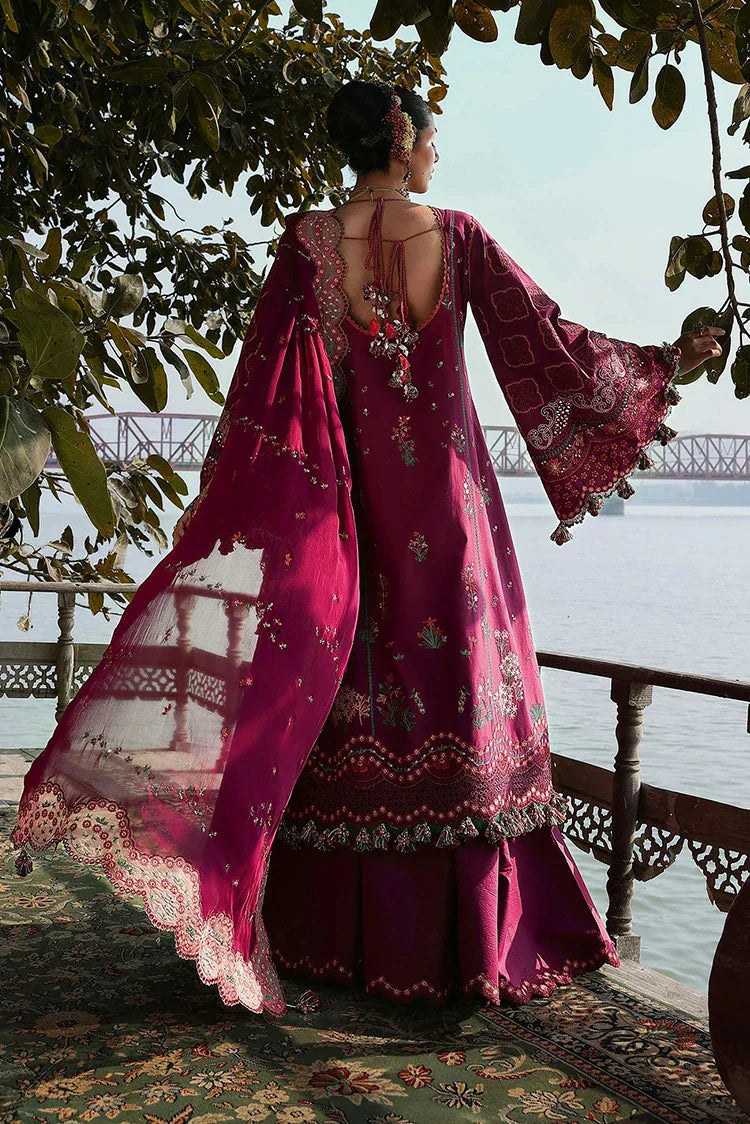 Picture of Hussain Rehar - Kala Bagh Luxury Lawn Eid Edit - D-83-Anjas - Unstitched - Available at Raja Sahib