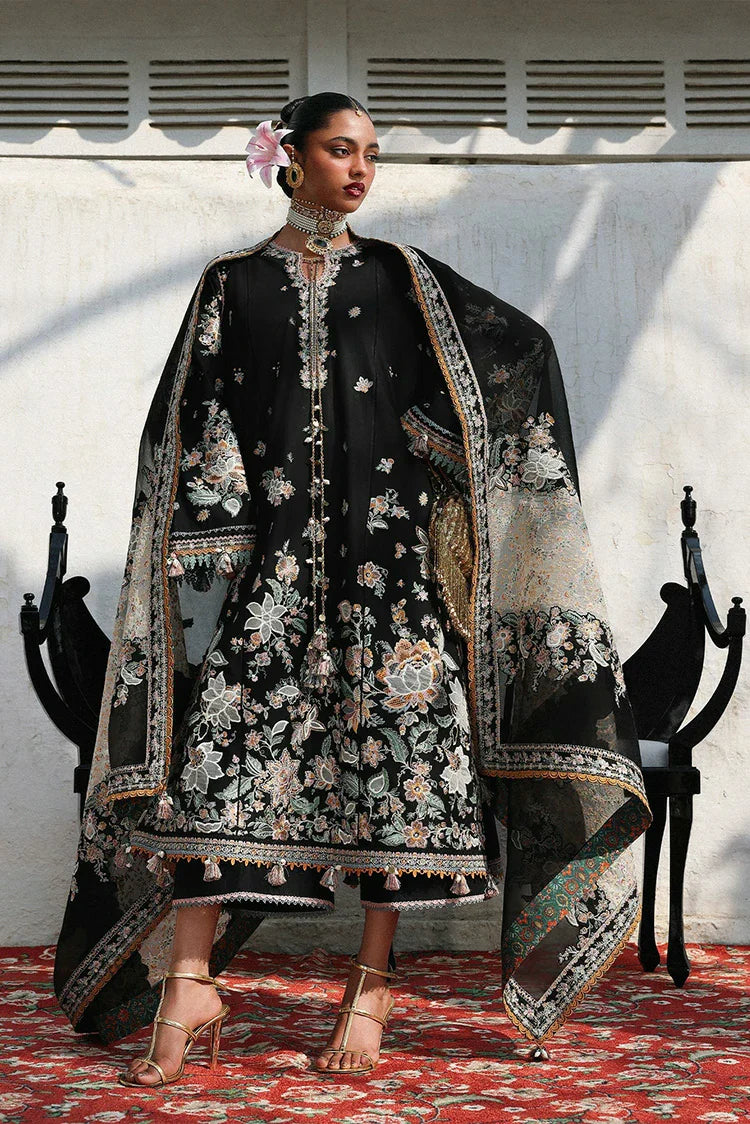 Picture of Hussain Rehar - Kala Bagh Luxury Lawn Eid Edit - D-89-Sable - Unstitched - Available at Raja Sahib