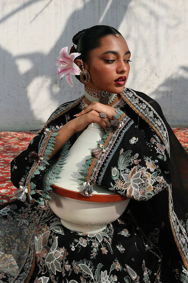 Picture of Hussain Rehar - Kala Bagh Luxury Lawn Eid Edit - D-89-Sable - Unstitched - Available at Raja Sahib