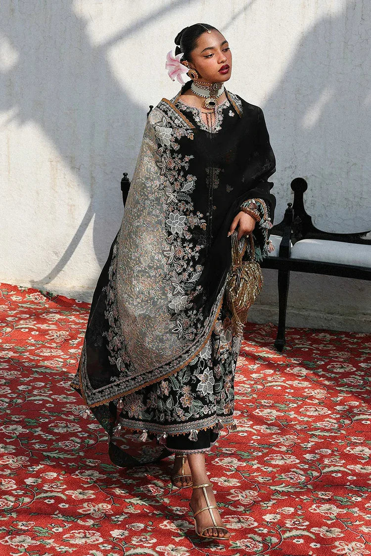 Picture of Hussain Rehar - Kala Bagh Luxury Lawn Eid Edit - D-89-Sable - Unstitched - Available at Raja Sahib