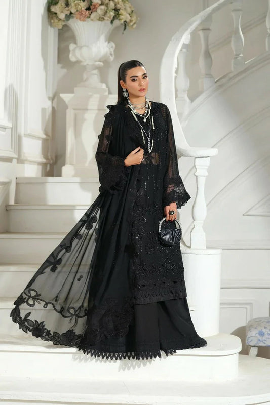 Maryam Hussain - Meer Embroidered Chiffon - 01-Andaz - Unstitched