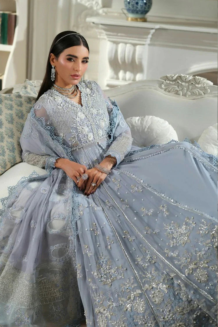 Picture of Maryam Hussain - Meer Embroidered Chiffon - 02-Falaq - Unstitched - Available at Raja Sahib
