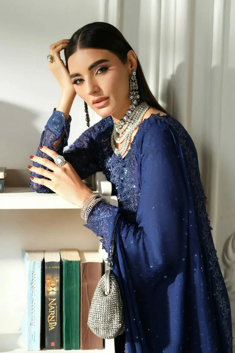 Picture of Maryam Hussain - Meer Embroidered Chiffon - 04-Vasal - Unstitched - Available at Raja Sahib