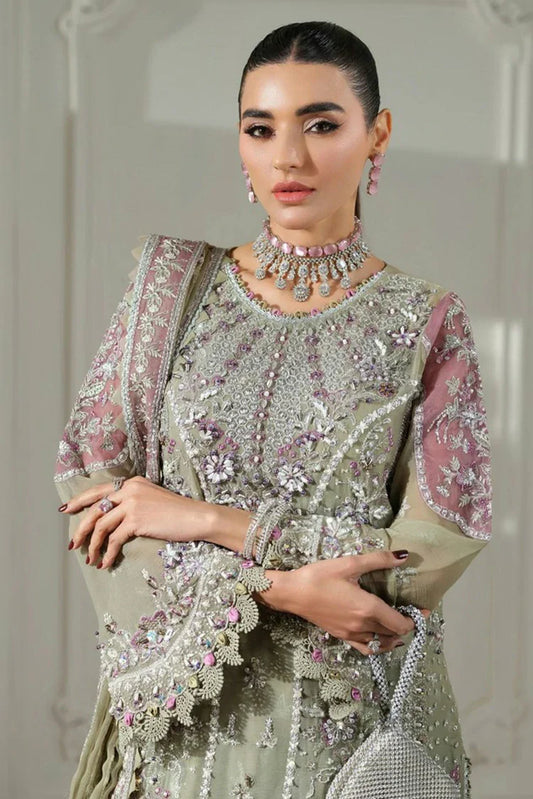 Picture of Maryam Hussain - Meer Embroidered Chiffon - 07-Jhoomro - Unstitched - Available at Raja Sahib