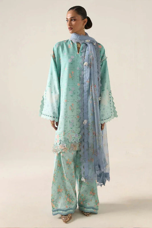 Picture of Republic Womenswear - Neoma Summer Prints - SP-1-26-Lea - Unstitched - Available at Raja Sahib