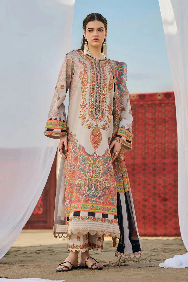 Picture of Charizma - Swissmiss Embroidered Swiss Voil Collection Vol 1 - CSM6-02 - Unstitched - Available at Raja Sahib