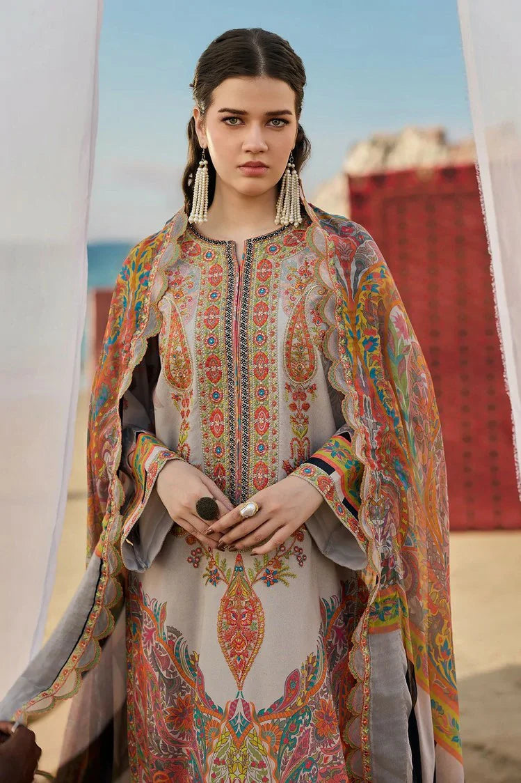 Picture of Charizma - Swissmiss Embroidered Swiss Voil Collection Vol 1 - CSM6-02 - Unstitched - Available at Raja Sahib