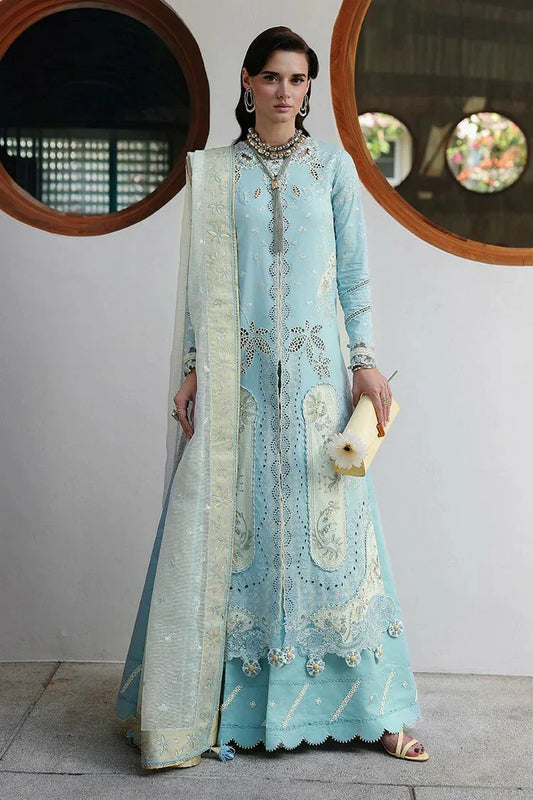 Qalamkar - Chikankari Eid Edit - CM-05 NAYRA - Unstitched
