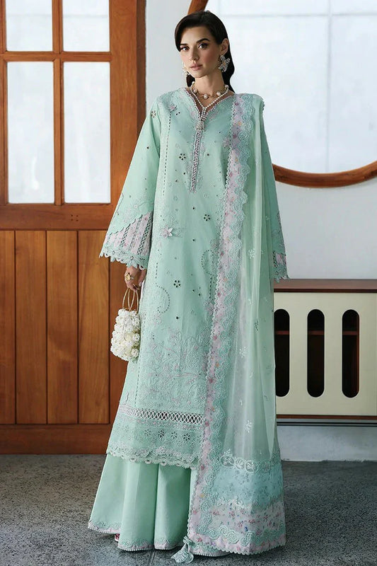 Qalamkar - Chikankari Eid Edit - CM-08 SEREN - Unstitched