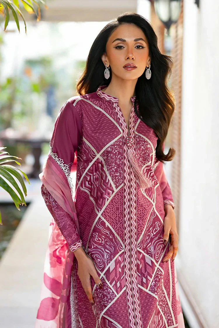 Picture of Mushq - Astoria Festive Lawn Collection - 03-Rosea - Unstitched - Available at Raja Sahib
