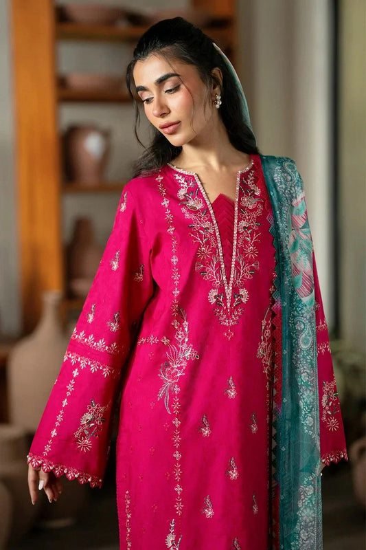Picture of Nureh - Raha Embroidered Jacquard Lawn Collection Vol 1 - NE-236 - Unstitched - Available at Raja Sahib
