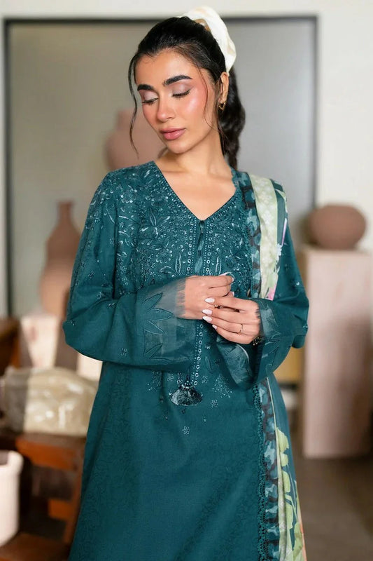 Picture of Nureh - Raha Embroidered Jacquard Lawn Collection Vol 1 - NE-237 - Unstitched - Available at Raja Sahib