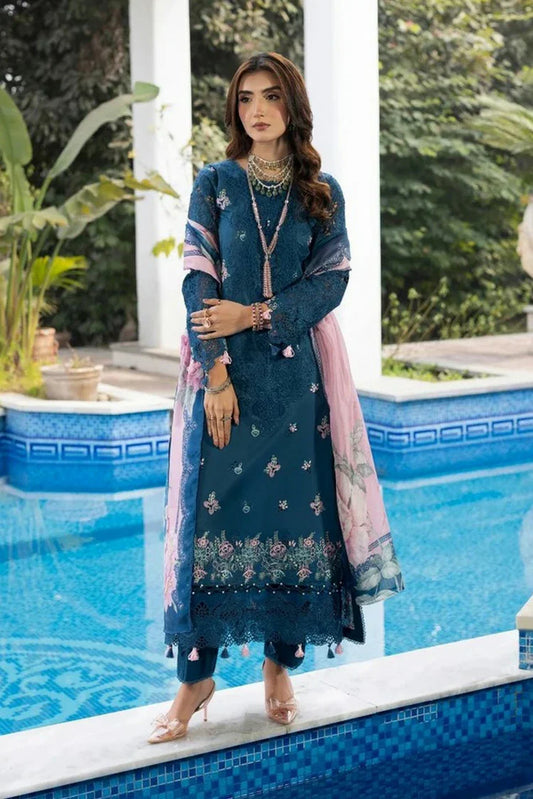 Picture of Gulmina - Dil Kash Luxury Lawn - 10-NAEEMA - Unstitched - Available at Raja Sahib