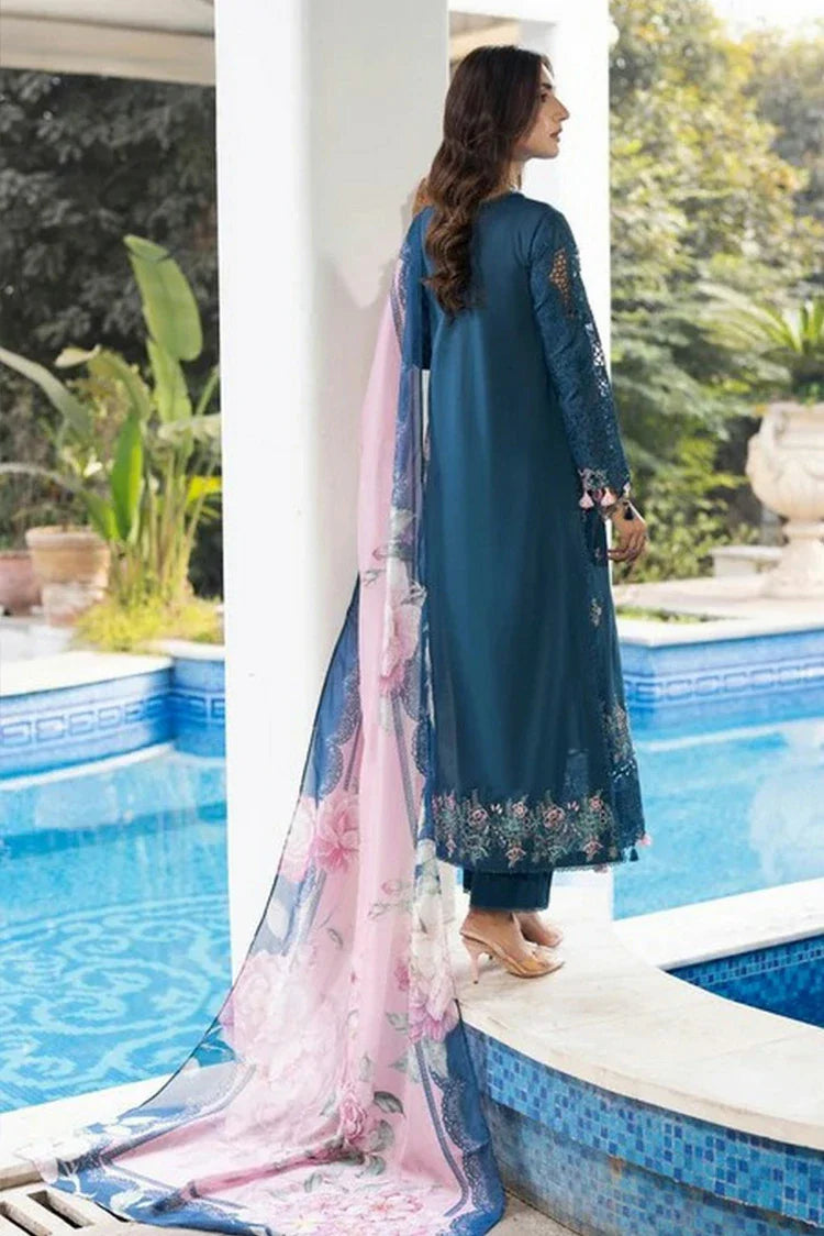 Picture of Gulmina - Dil Kash Luxury Lawn - 10-NAEEMA - Unstitched - Available at Raja Sahib