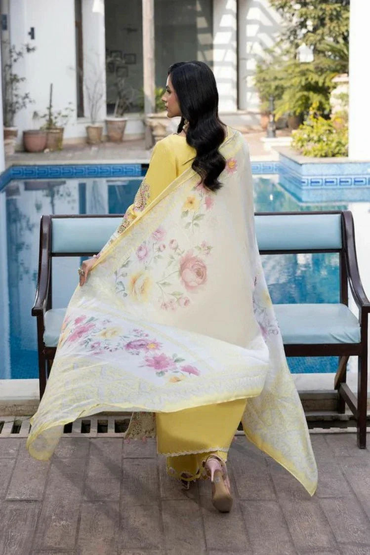 Picture of Gulmina - Dil Kash Luxury Lawn - 01-MAYA - Unstitched - Available at Raja Sahib