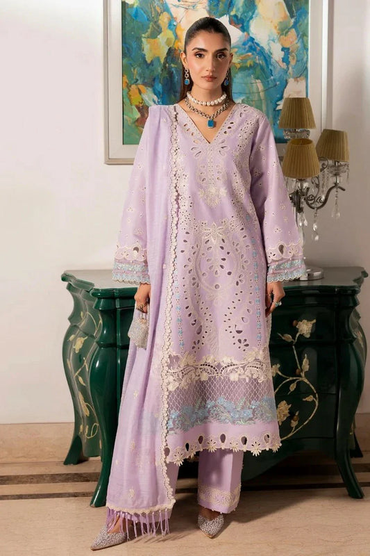 Picture of Gulmina - Dil Kash Luxury Lawn - 02-SAJAL - Unstitched - Available at Raja Sahib