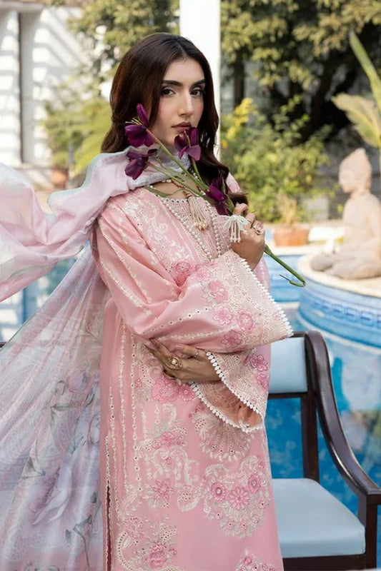 Picture of Gulmina - Dil Kash Luxury Lawn - 03-URWA - Unstitched - Available at Raja Sahib