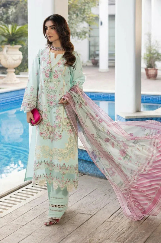 Picture of Gulmina - Dil Kash Luxury Lawn - 04-IQRA - Unstitched - Available at Raja Sahib