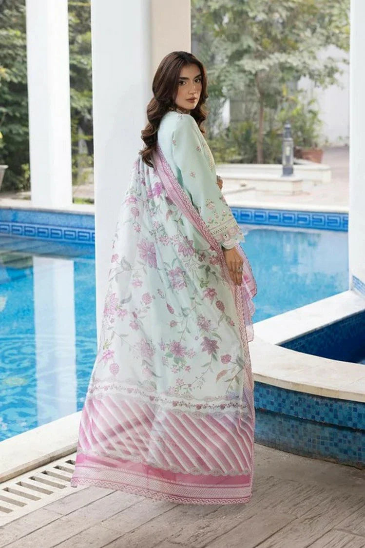 Picture of Gulmina - Dil Kash Luxury Lawn - 04-IQRA - Unstitched - Available at Raja Sahib