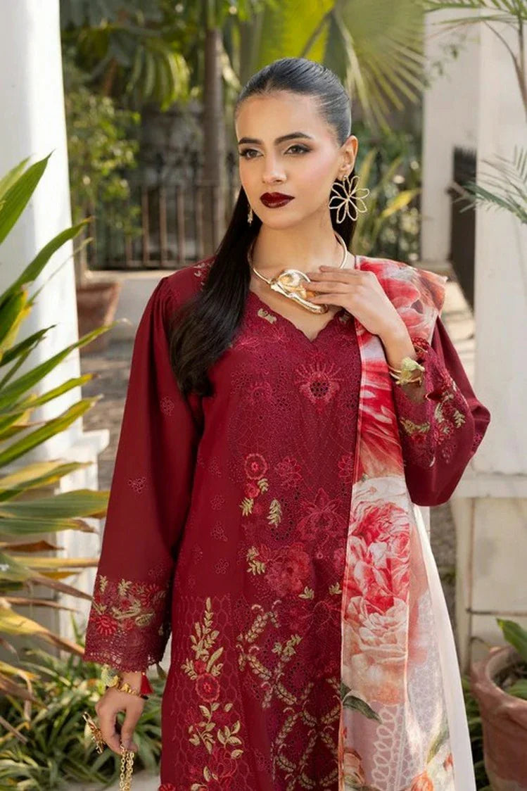 Picture of Gulmina - Dil Kash Luxury Lawn - 09-MAWRA - Unstitched - Available at Raja Sahib