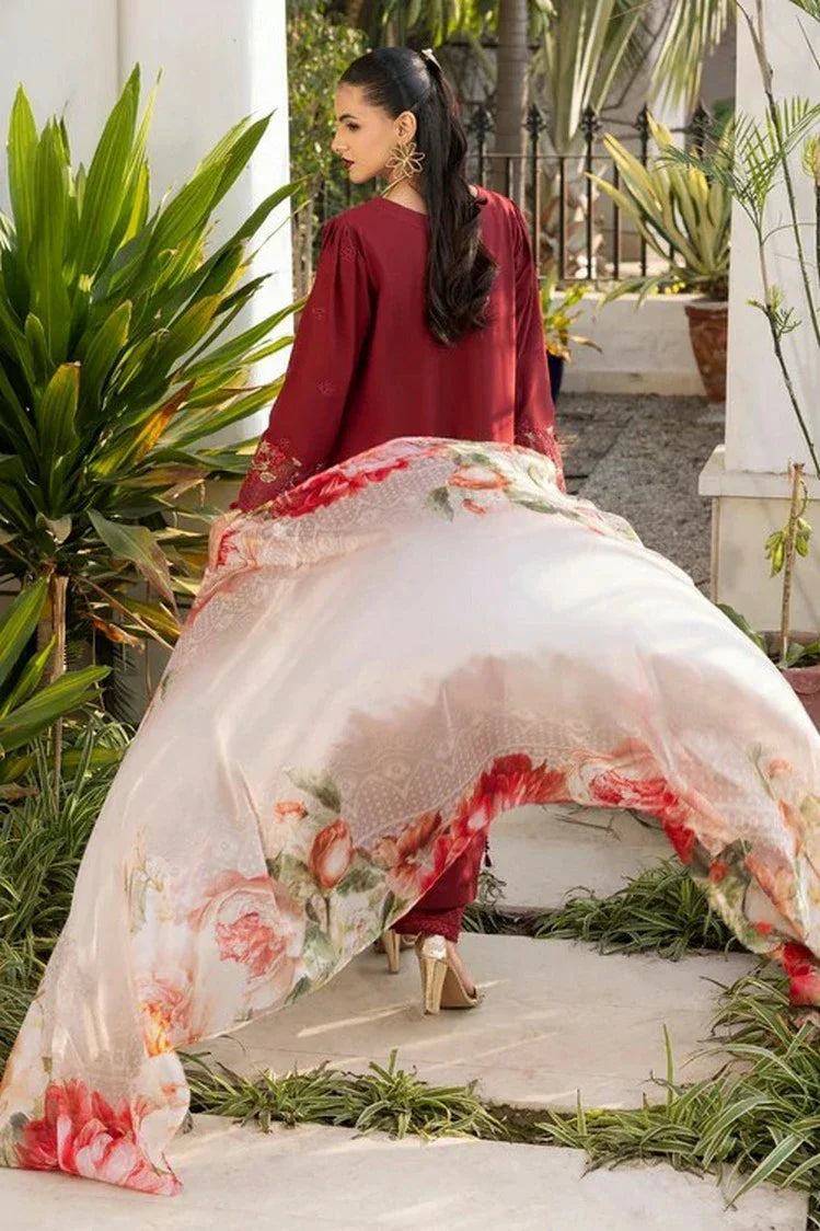 Picture of Gulmina - Dil Kash Luxury Lawn - 09-MAWRA - Unstitched - Available at Raja Sahib