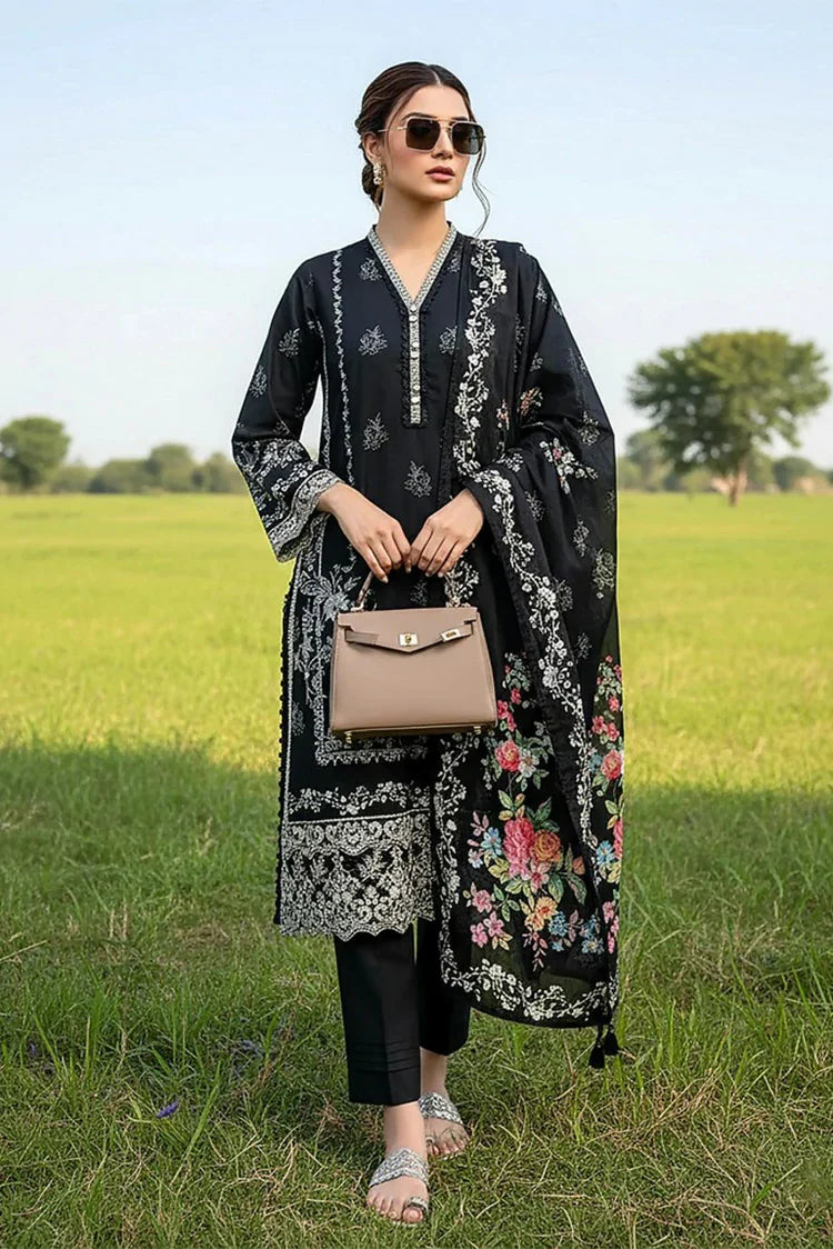Picture of Lakhany - Komal Embroidered Printed Lawn Collection - LG-MM-0933 - Unstitched - Available at Raja Sahib