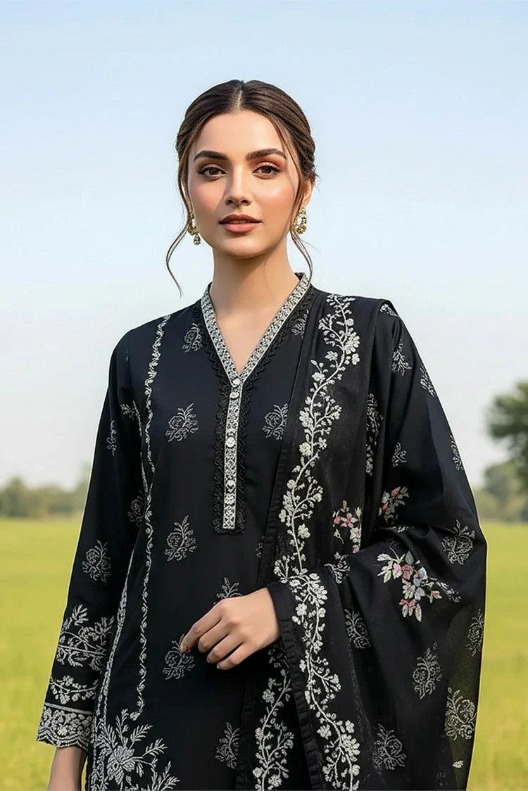 Picture of Lakhany - Komal Embroidered Printed Lawn Collection - LG-MM-0933 - Unstitched - Available at Raja Sahib