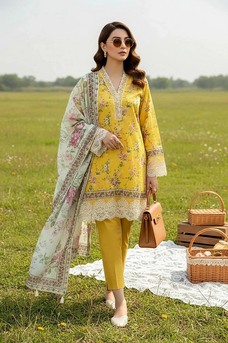 Picture of Lakhany - Komal Embroidered Printed Lawn Collection - LG-MM-0936 - Unstitched - Available at Raja Sahib
