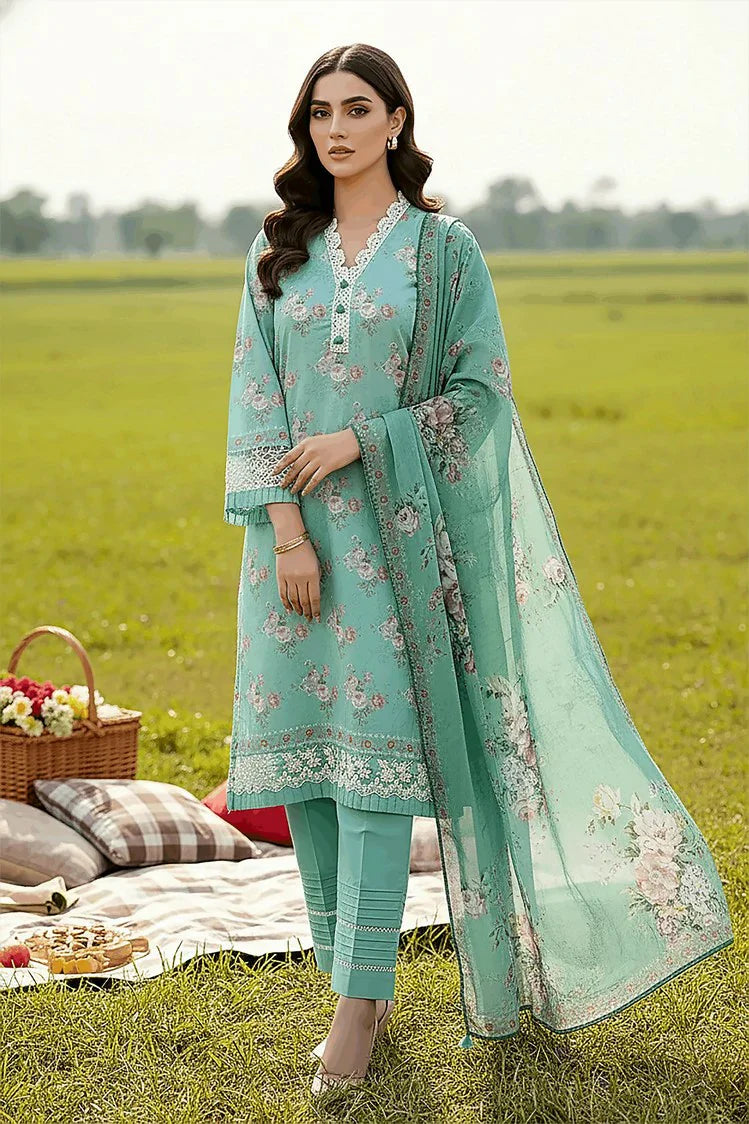 Picture of Lakhany - Komal Embroidered Printed Lawn Collection - LG-MM-0937 - Unstitched - Available at Raja Sahib