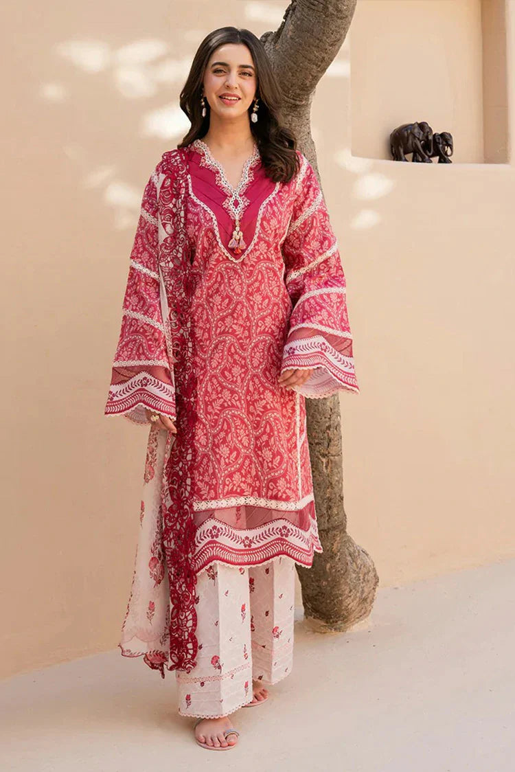 Picture of Roheenaz - Summer in Bloom Printed Vol 3 - 2B-Petaline Dream - Unstitched - Available at Raja Sahib
