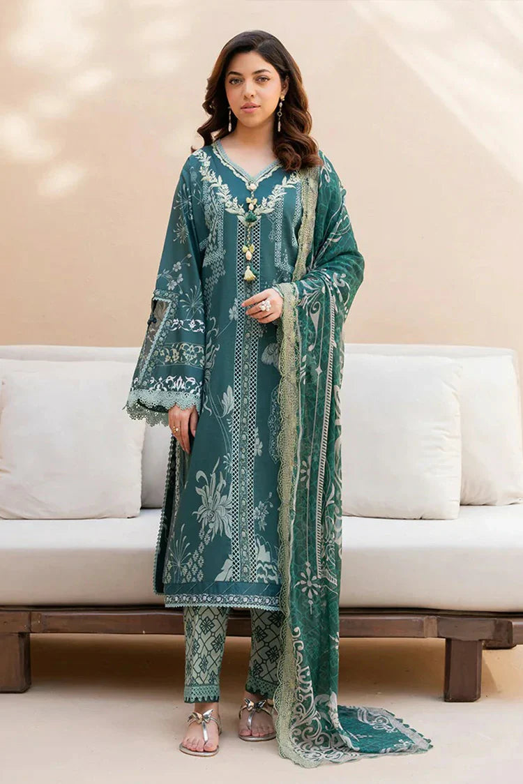 Picture of Roheenaz - Summer in Bloom Printed Vol 3 - 3B-Gardenia Veil - Unstitched - Available at Raja Sahib