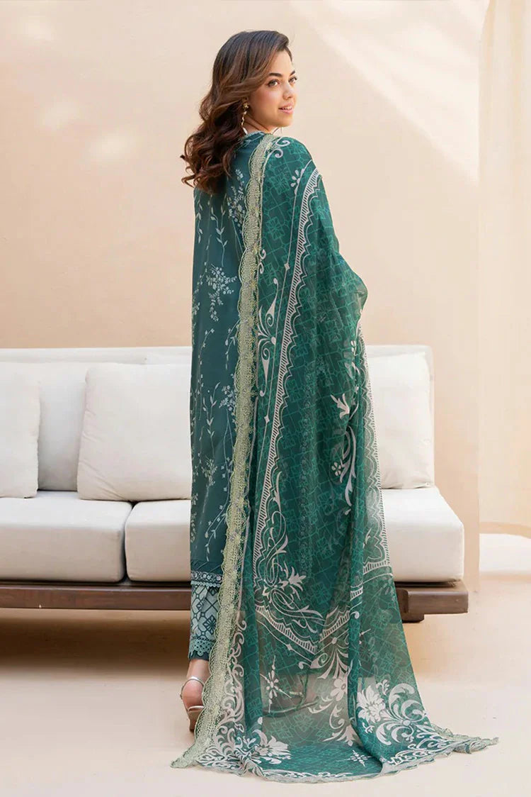 Picture of Roheenaz - Summer in Bloom Printed Vol 3 - 3B-Gardenia Veil - Unstitched - Available at Raja Sahib