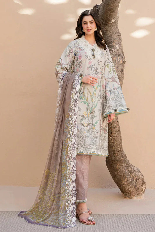 Picture of Roheenaz - Summer in Bloom Printed Vol 3 - 4B-Flora Grace - Unstitched - Available at Raja Sahib