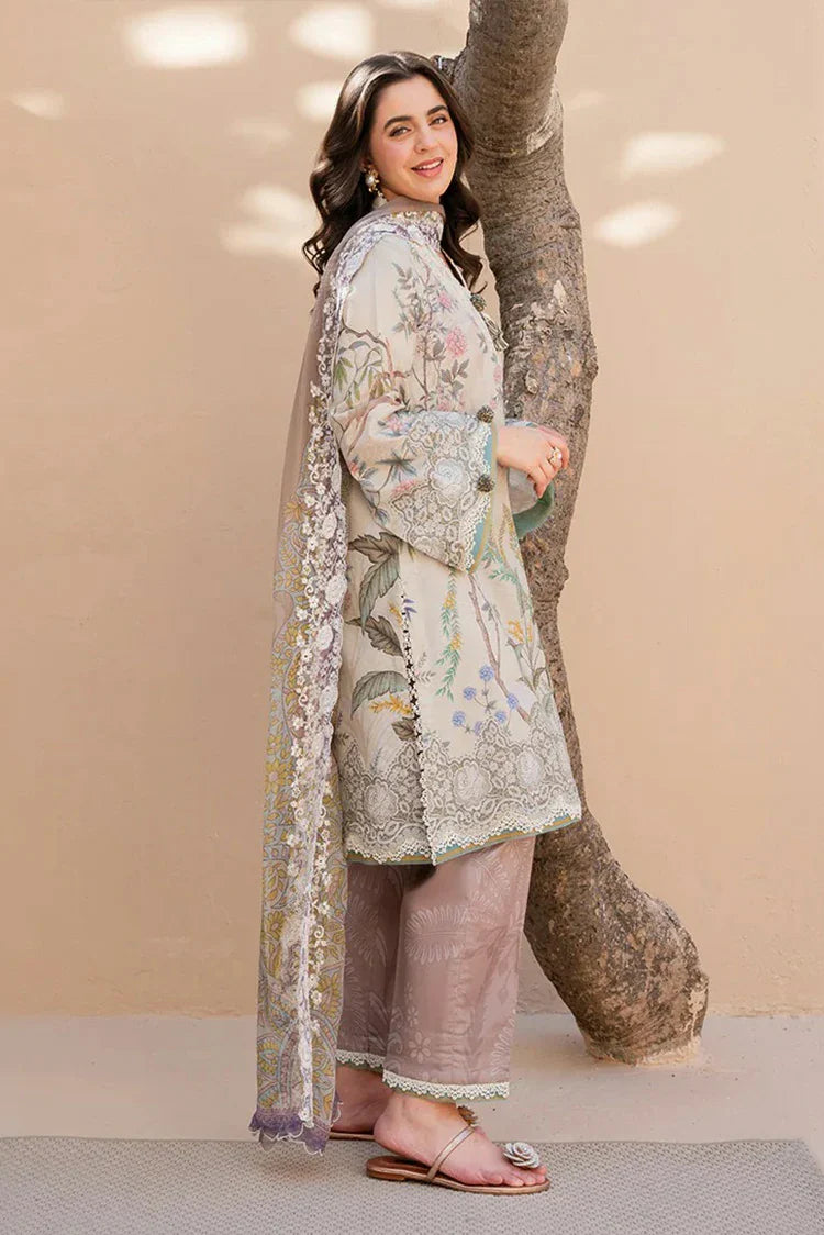 Picture of Roheenaz - Summer in Bloom Printed Vol 3 - 4B-Flora Grace - Unstitched - Available at Raja Sahib