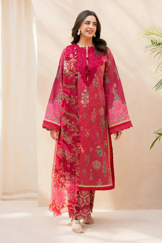 Picture of Roheenaz - Summer in Bloom Printed Vol 3 - 6A-Flora Pop - Unstitched - Available at Raja Sahib