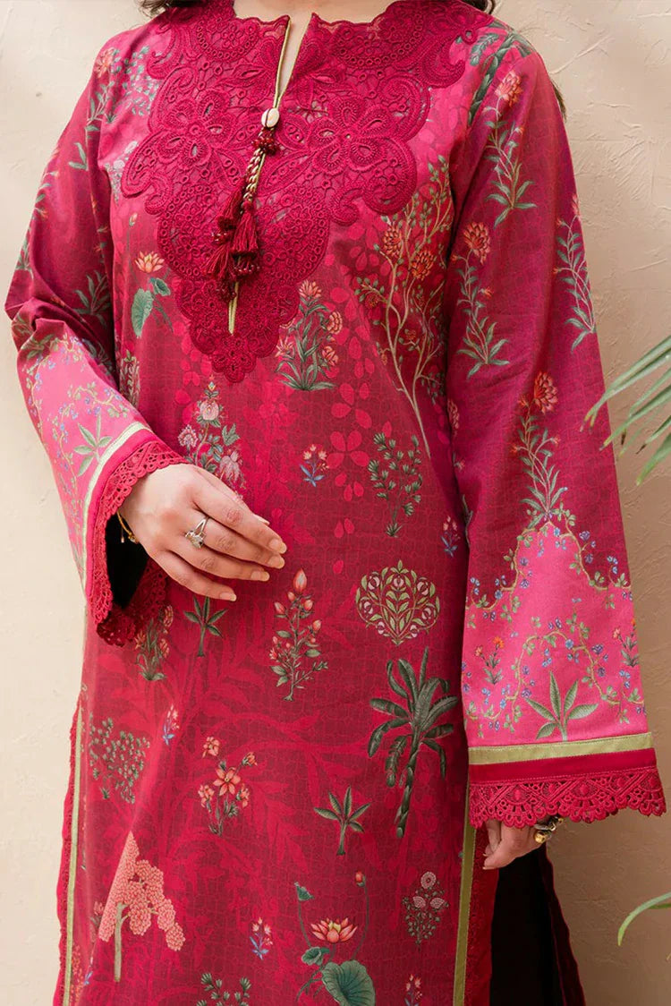 Picture of Roheenaz - Summer in Bloom Printed Vol 3 - 6A-Flora Pop - Unstitched - Available at Raja Sahib