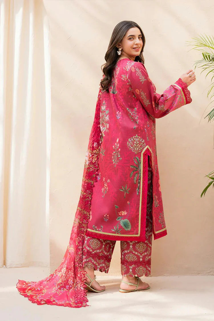 Picture of Roheenaz - Summer in Bloom Printed Vol 3 - 6A-Flora Pop - Unstitched - Available at Raja Sahib