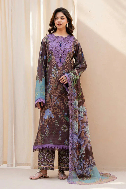 Picture of Roheenaz - Summer in Bloom Printed Vol 3 - 6B-Petal Elan - Unstitched - Available at Raja Sahib