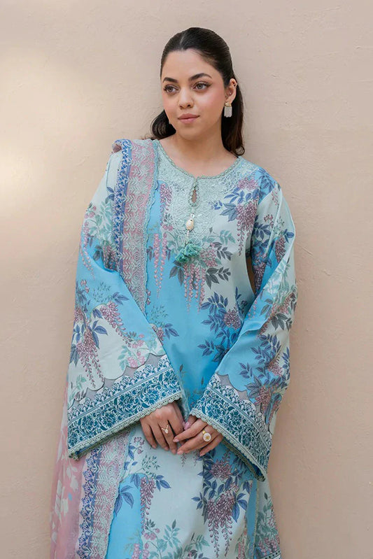 Picture of Roheenaz - Summer in Bloom Printed Vol 3 - 7B-Wild Peony - Unstitched - Available at Raja Sahib