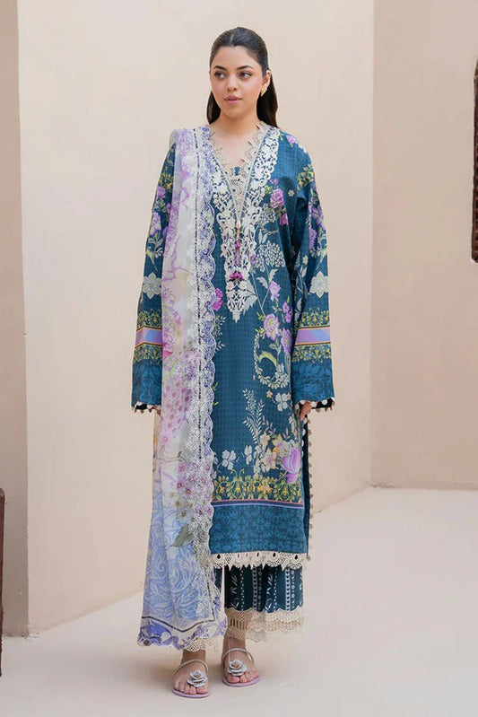 Picture of Roheenaz - Summer in Bloom Printed Vol 3 - 8A-Blossom Drift - Unstitched - Available at Raja Sahib