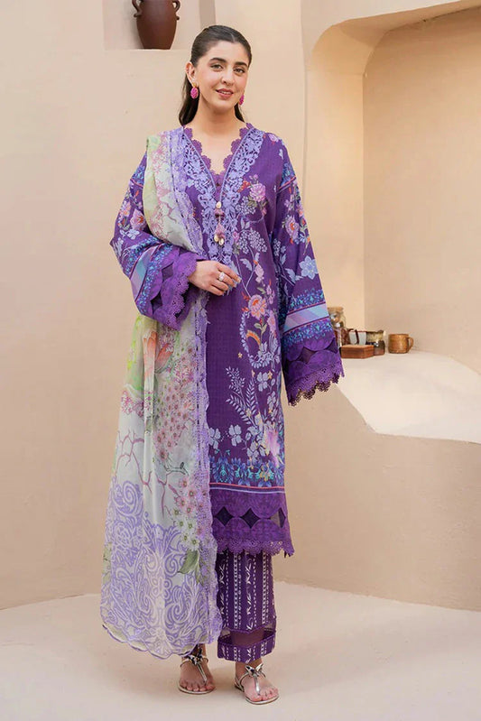 Picture of Roheenaz - Summer in Bloom Printed Vol 3 - 8B-Poppy Petals - Unstitched - Available at Raja Sahib