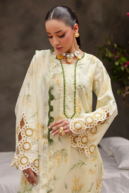 Picture of Nureh - Bloom Embroidered and Printed Lawn Collection Vol 1 - BL-10 - Unstitched - Available at Raja Sahib