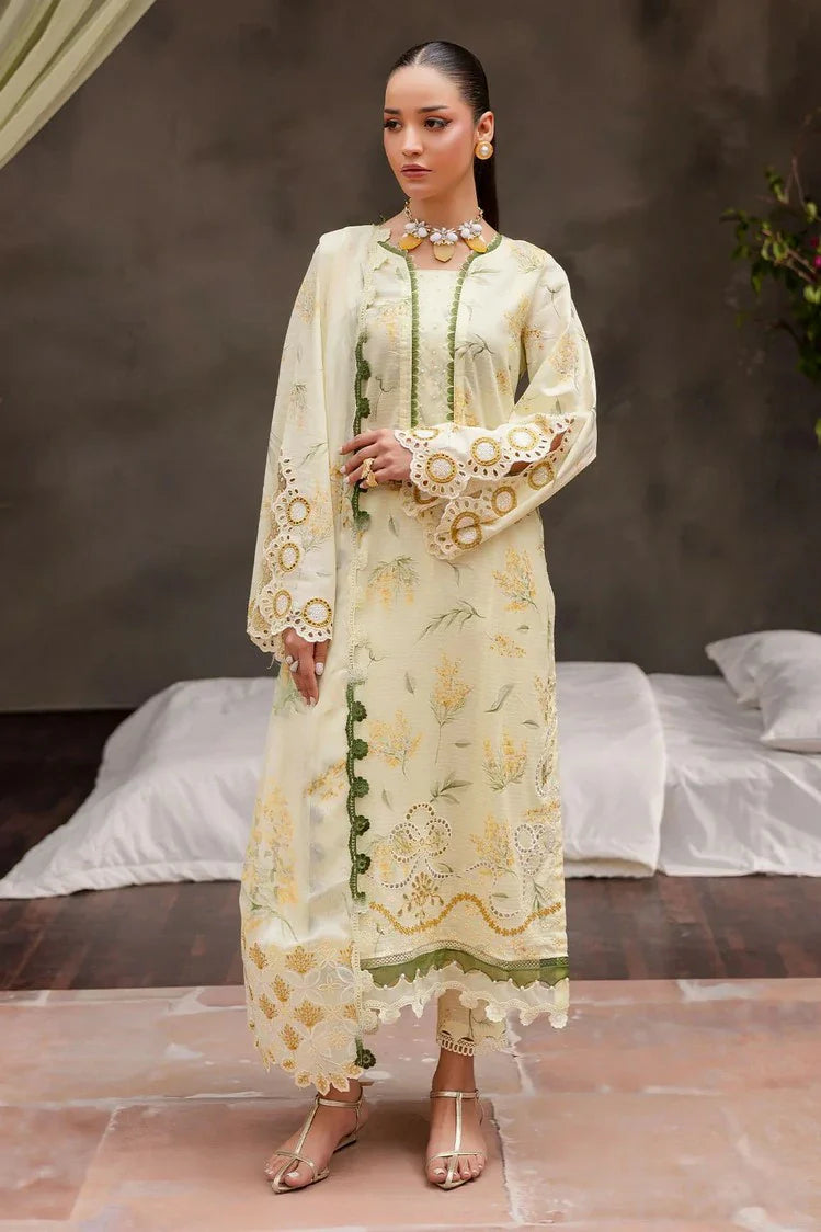 Picture of Nureh - Bloom Embroidered and Printed Lawn Collection Vol 1 - BL-10 - Unstitched - Available at Raja Sahib