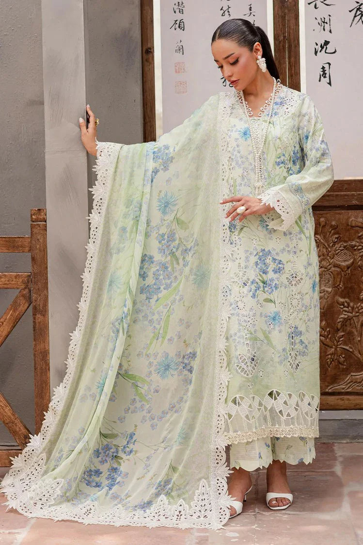Picture of Nureh - Bloom Embroidered and Printed Lawn Collection Vol 1 - BL-12 - Unstitched - Available at Raja Sahib