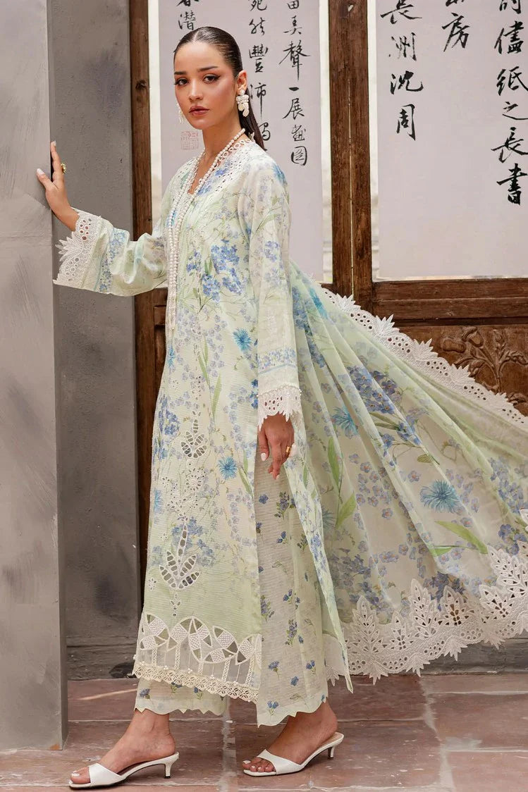 Picture of Nureh - Bloom Embroidered and Printed Lawn Collection Vol 1 - BL-12 - Unstitched - Available at Raja Sahib