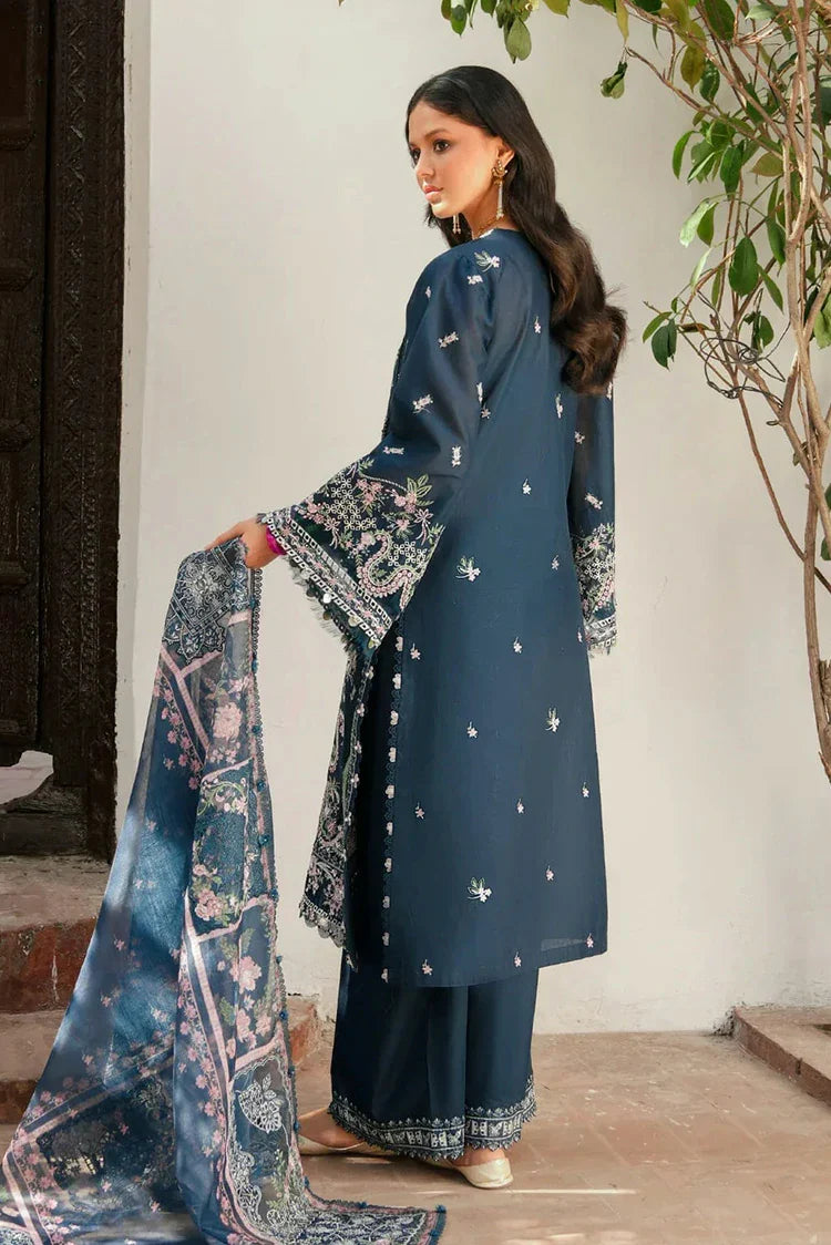 Picture of Kahf - Ek Fasana Luxury Lawn - KLB-1A MALKA - Unstitched - Available at Raja Sahib
