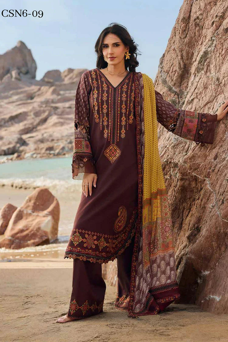 Sunshine Embroidered Lawn Collection Vol 1